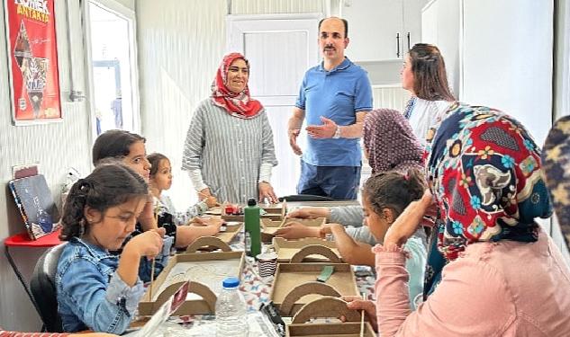Başkan Altay Hatay’da Açılan Komek’te Depremzede Kursiyerlerle Buluştu