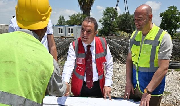 Başkan Muhittin Böcek Cırnık Köprüsü’nde çalışmaları inceledi