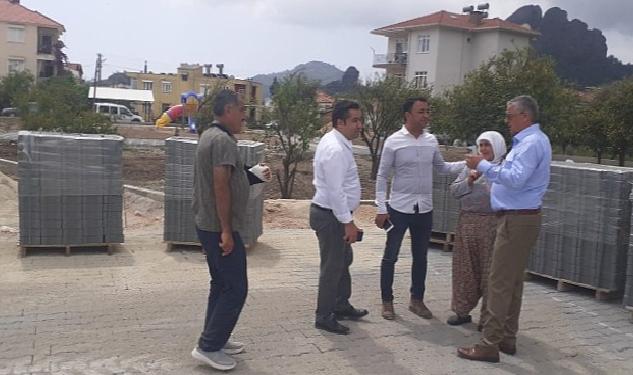 Başkan Topaloğlu Kuzdere Mahallesi’nde incelemelerde bulundu