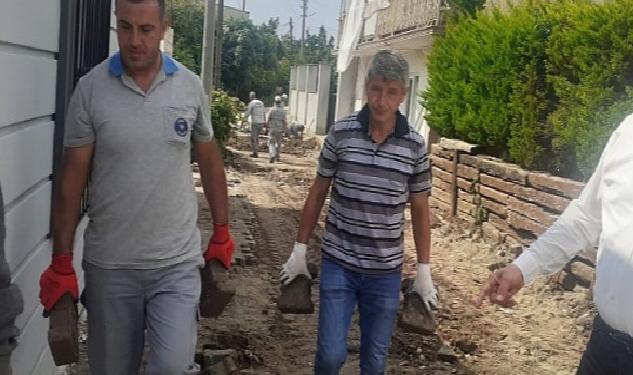 Göynük Mahallesi’nde yol çalışmaları devam ediyor