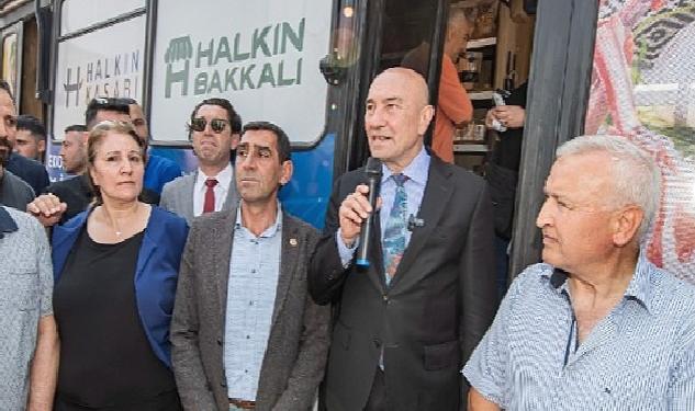 Halkın Bakkalı/Halkın Kasabı’na gezici araç da eklendi Soyer: “İzmir’in en çok ihtiyaç duyulan mahallelerine gidecek”