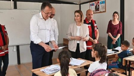 Nevşehir Valisi İnci Sezer ve Nevşehir Belediye Başkanı Dr. Mehmet Savran Depremzede Çocuklarla Bir Araya Geldi