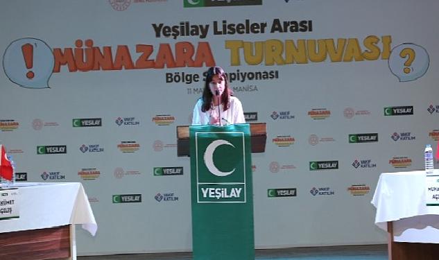 Yeşilay Liseler Arası Münazara Turnuvası’nın İç Anadolu ve Ege Finalleri Tamamlandı