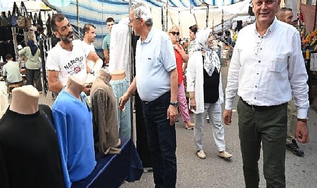 Başkan Topaloğlu, turizm pazarı esnafını ziyaret etti