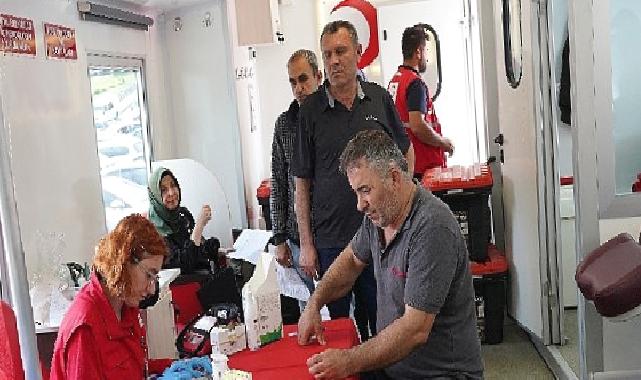 Beylikdüzü’nde kan bağışı noktası kuruldu