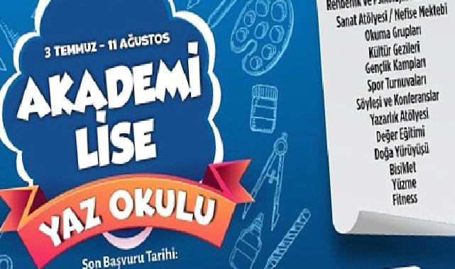 Bilgievleri ve Akademi Lise’de yazın okula gitmek daha da eğlenceli