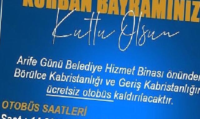 Burhaniye Belediyesi’nden ücretsiz kabristanlık seferleri