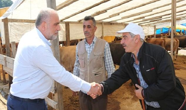 Canik’te Hayvan Pazarı Açıldı
