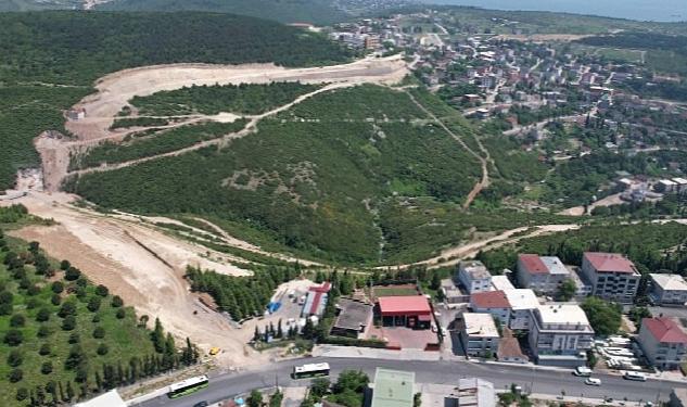 Dilovası Devlet Hastanesi bağlantı yolu ilerliyor