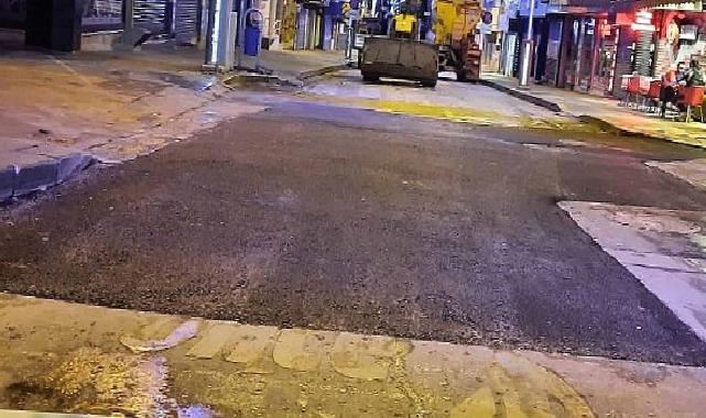 İzmit Alemdar Caddesi asfaltlandı