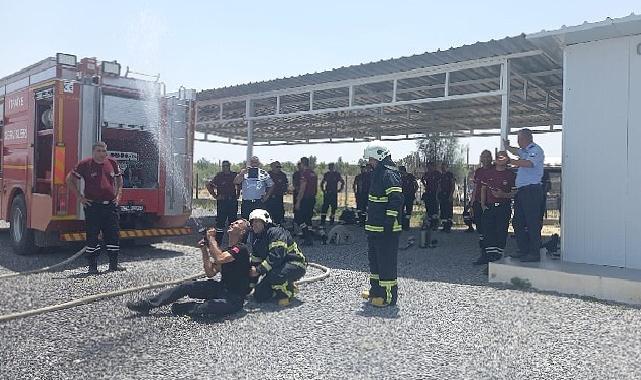 Konya Büyükşehir İtfaiyesi KKTC Genel Kuvvetler Komutanlığı İtfaiye Personeline Eğitim Verdi