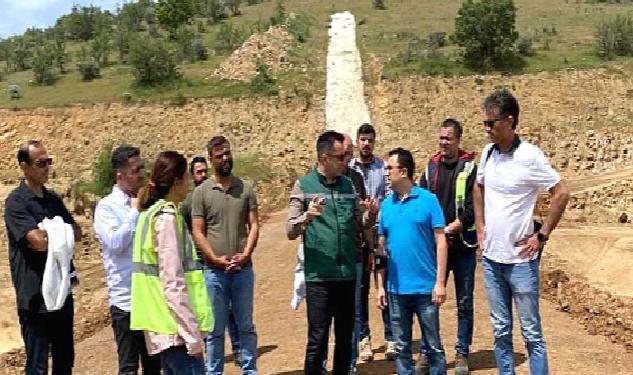 Kula Emre Barajı’nda geri sayım