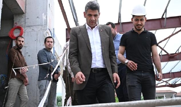 Maşıkiye Spor Salonu İnşaatı Hızla İlerliyor