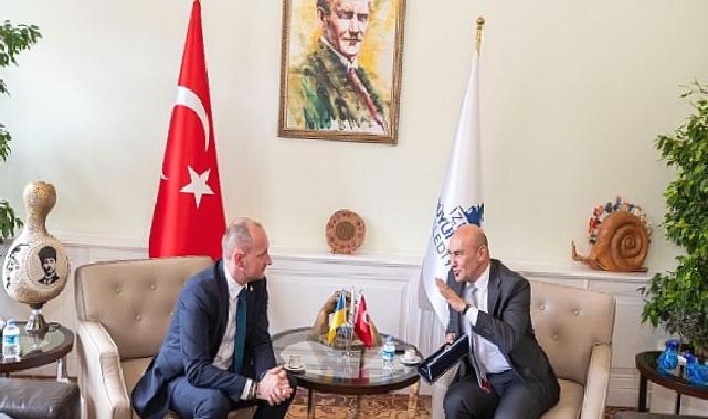 Soyer Ukrayna’nın İstanbul Başkonsolosu Nedilskyi’i ağırladı