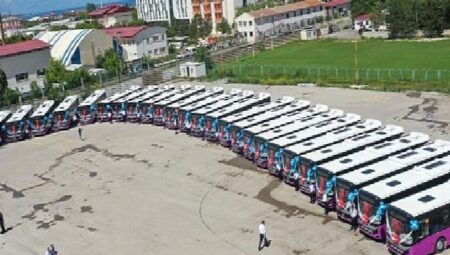 Van Büyükşehir Belediyesi 27 Yeni Otobüs Aldı