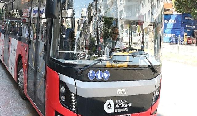 Antalya Büyükşehir belediyesin ‘de 15 Temmuz’da ulaşım ücretsiz