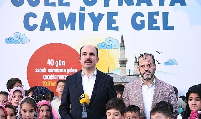 Başkan Altay “Güle Oynaya Camiye Gel Projesi”nde Çocukların Sabah Namazı Heyecanına Ortak Oldu