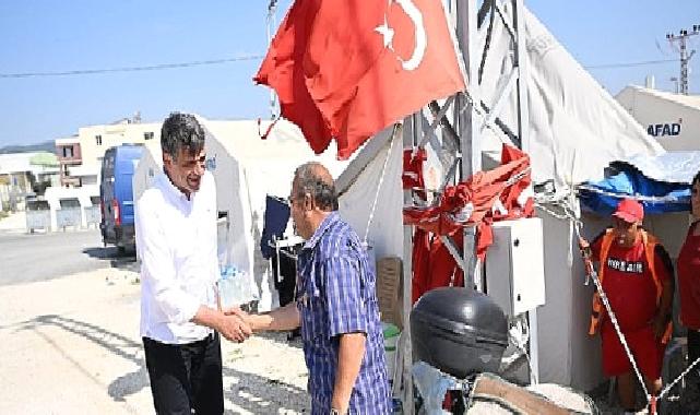 Başkan Kocaman bayramda Hatay’da