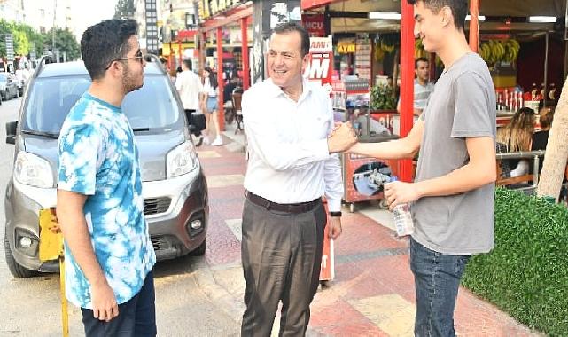 Başkan Özyiğit, Kushimoto Sokağı esnafını ziyaret etti
