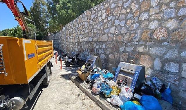 Belediye ekipleri, bayram haftasında 6 bin 500 ton atık topladı