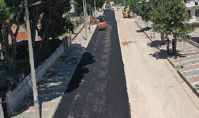 Bergama asfalt çalışmaları hız kesmeden devam ediyor