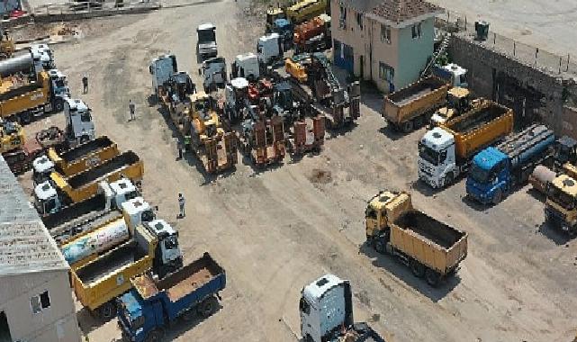 Büyükşehir’in 2. yardım kafilesi Bartın’a uğurlandı