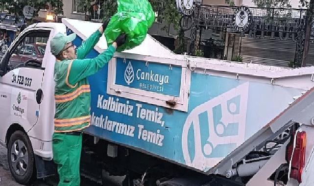 Çankaya Belediyesi yoğun bayram temizliği yaptı