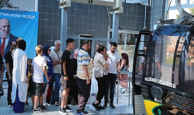 Çocuklar ücretsiz eğlence için keçiören’e akın etti 