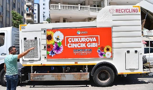 Çukurova’da konteynerler ilaçlı su ile yıkanıyor