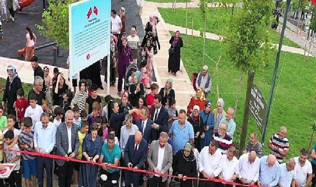Gazi yakup kutman parkı keçiören’de açıldı 