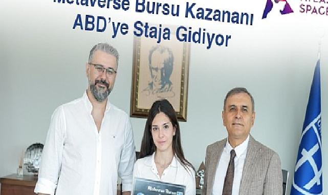 Haliç üniversitesi metaverse bursu kazanan öğrenci ABD’ye staja gidiyor