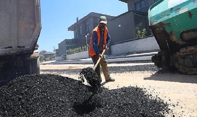 İnşaat Süreci Tamamlanan Sokaklar Asfaltlanıyor