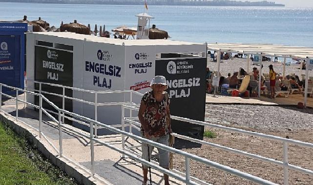 Konyaaltı Engelsiz Plajı bu yılda engellilerin gözdesi