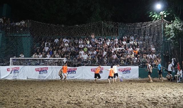 Kum futbol turnuvasında nefes kesen final 
