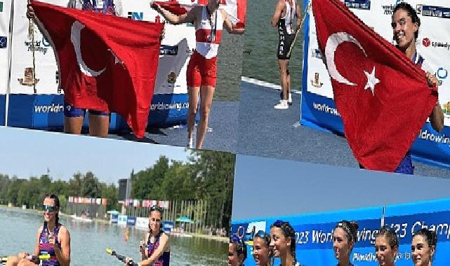 Kürekte kadınlardan büyük başarı 