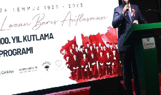 Lozan zaferinin 100. yılı Çankaya’da kutlandı