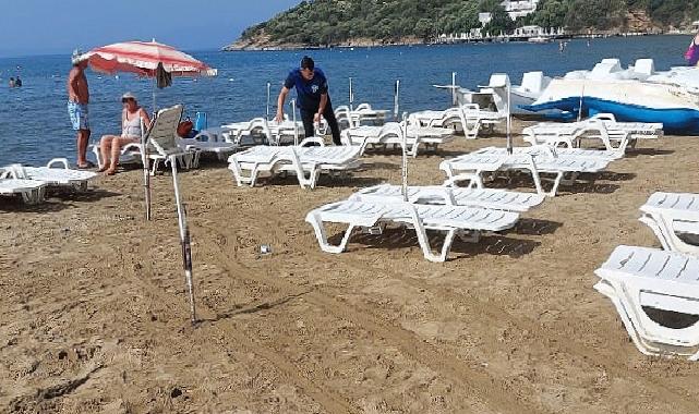 Menderes’te Zabıtadan Sahil Denetimi