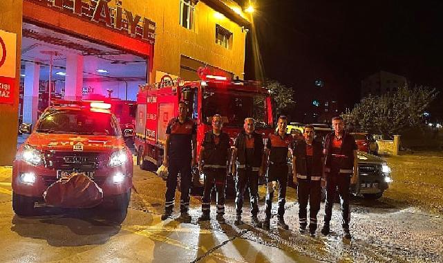 Nevşehir Belediyesi itfaiye ekipleri kemer’e gitti 
