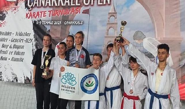 Nilüferli sporcular Karate Turnuvası’ndan ödülle döndü