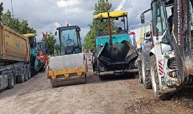 Ömer Türkçakal Bulvarında üstyapı başladı