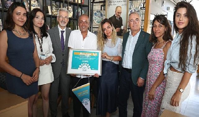Örnek işletme belgesini başkanlar verdi