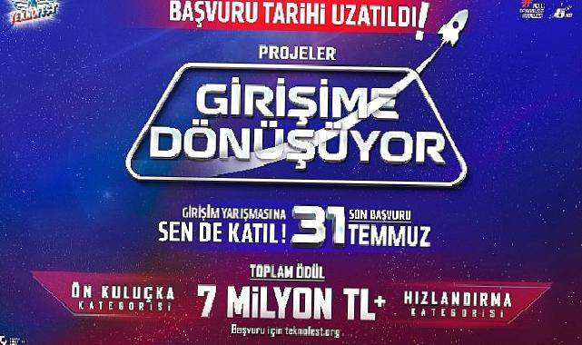 TEKNOFEST Projeleri Girişim Yarışması Başvuruları Uzatıldı