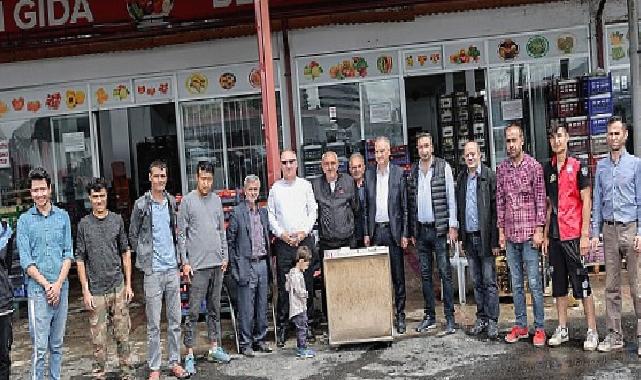 Toptancılar sebze hali esnafından başkan Bilgin’e teşekkür