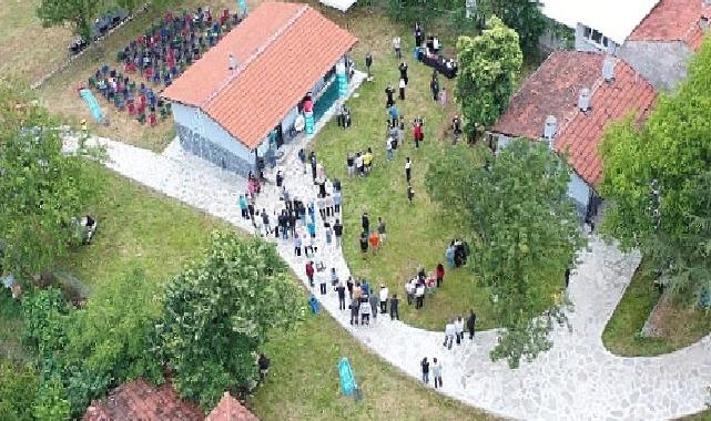 Üçpınar’daki eski köy okulu konuk evi oldu