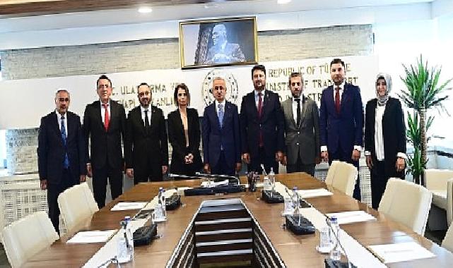 Ulaştırma ve Altyapı Bakanı Abdulkadir Uraloğlu’na “Hayırlı Olsun” ziyareti