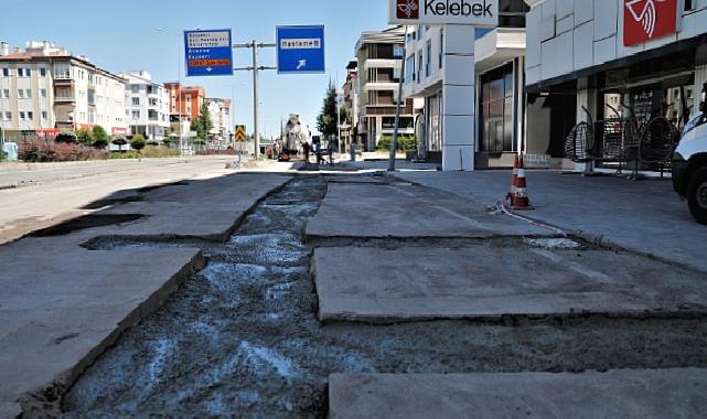 Zübeyde hanım caddesi’nde yağmur suyu hatları güçlendirildi 