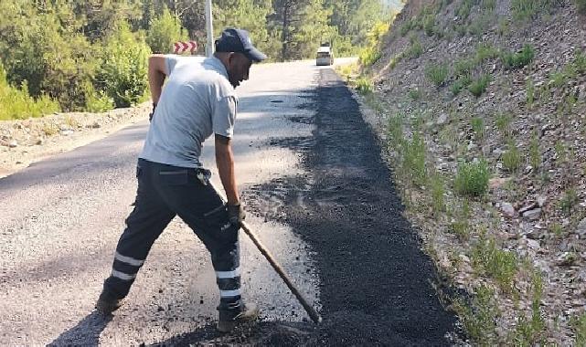 Alanya’da yayla yollarına bakım onarım
