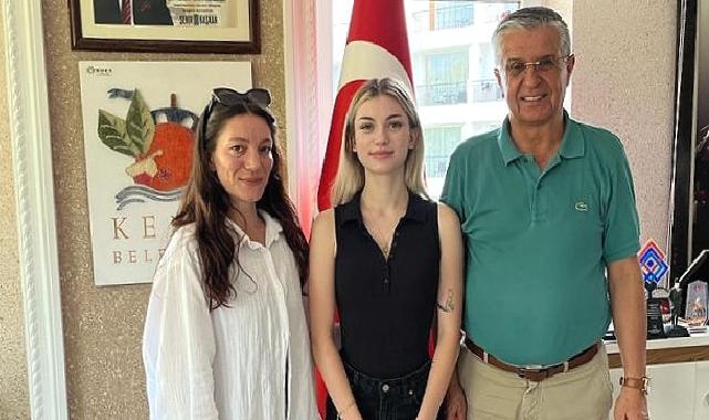 Başarısını Başkan Topaloğlu ile paylaştı