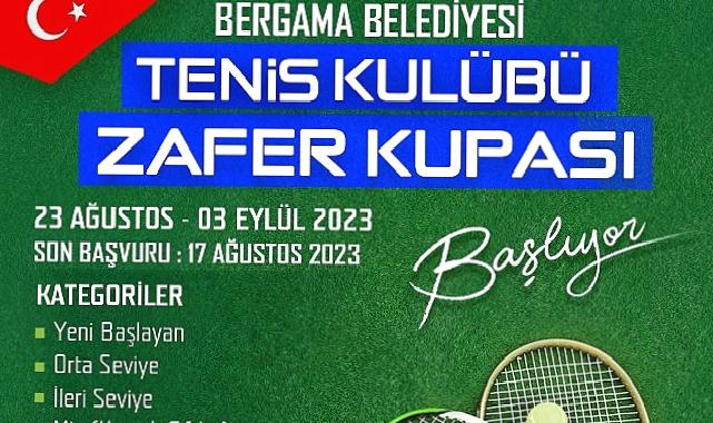 Bergama Tenis Kulübü Zafer Kupası başlıyor