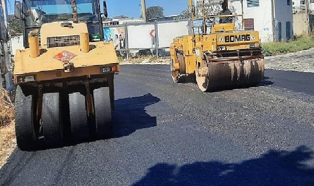 Bodrum Turgutreis’te Sıcak Asfalt Çalışması Tamamlandı